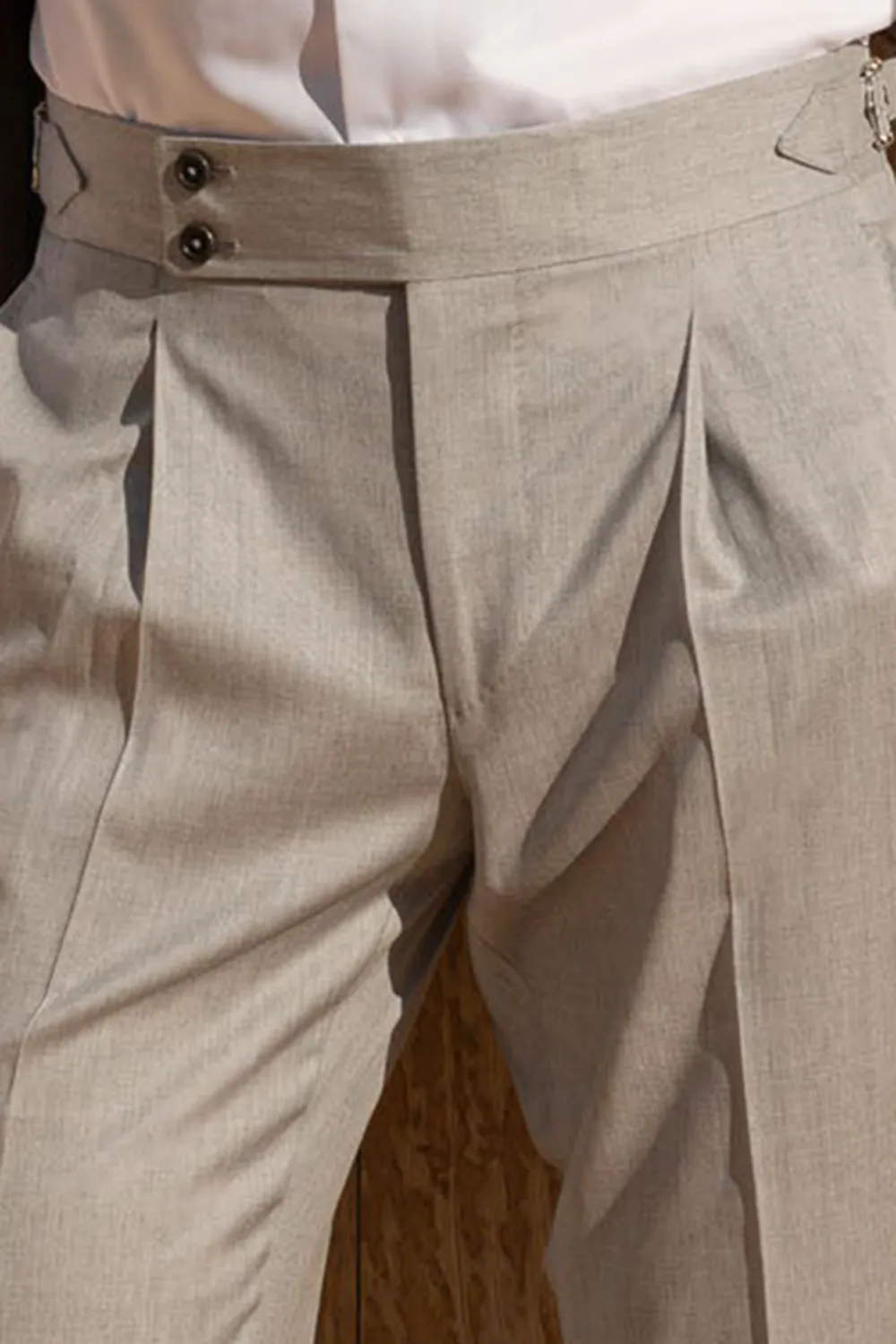 Beige Trousers