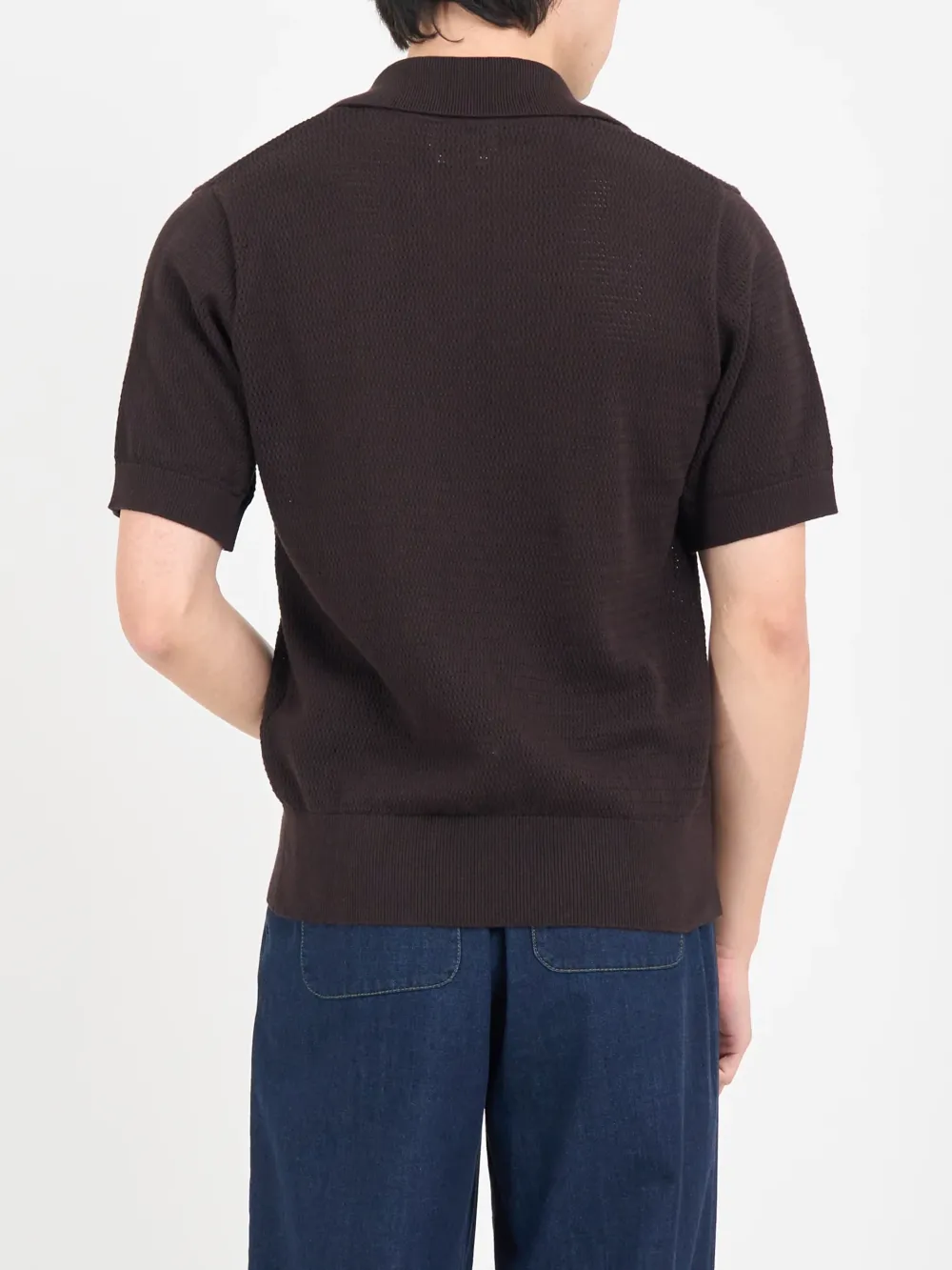 Brown Short Sleeve Polo Shirt