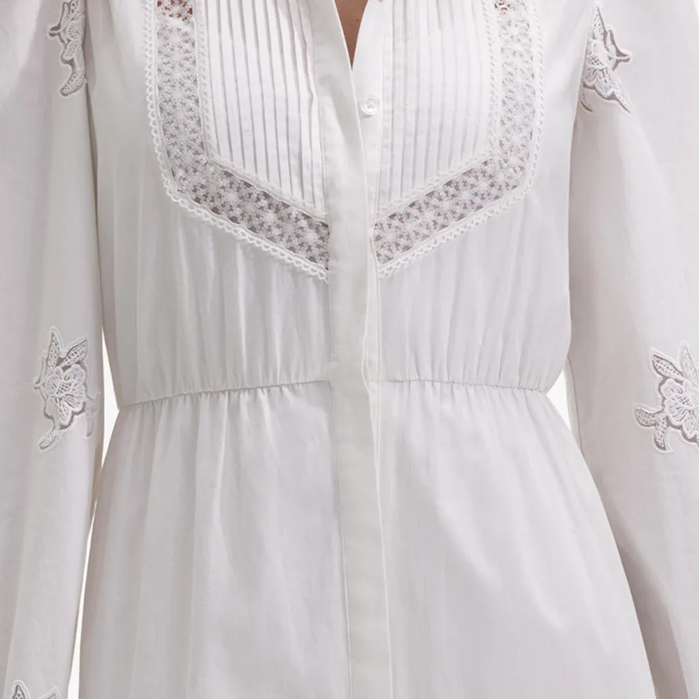 White Cotton Maxi Dress