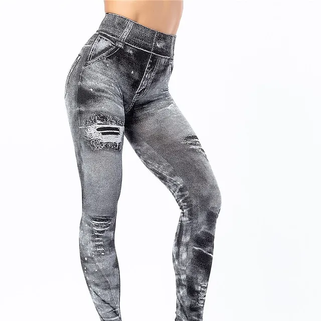 Women's High Elasticity High Waist Athletic Athleisure Black Burgundy S M Summer Spring