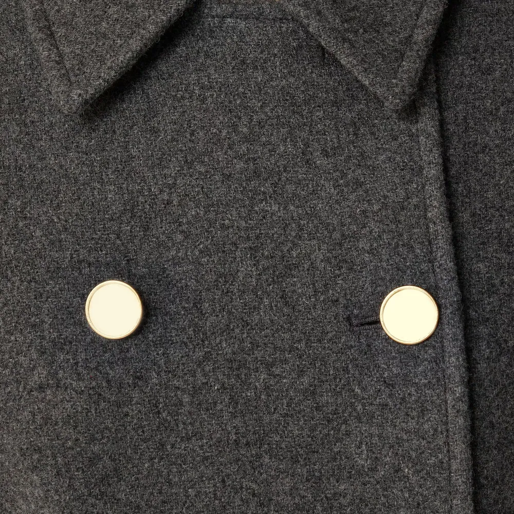 Wool Blend Stadium-Cloth Topcoats