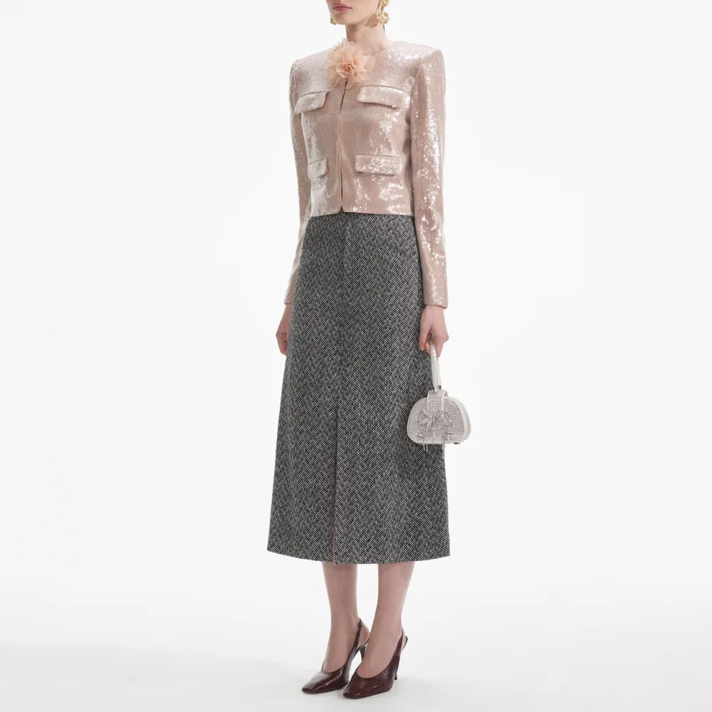 Champagne Sequin Jacket