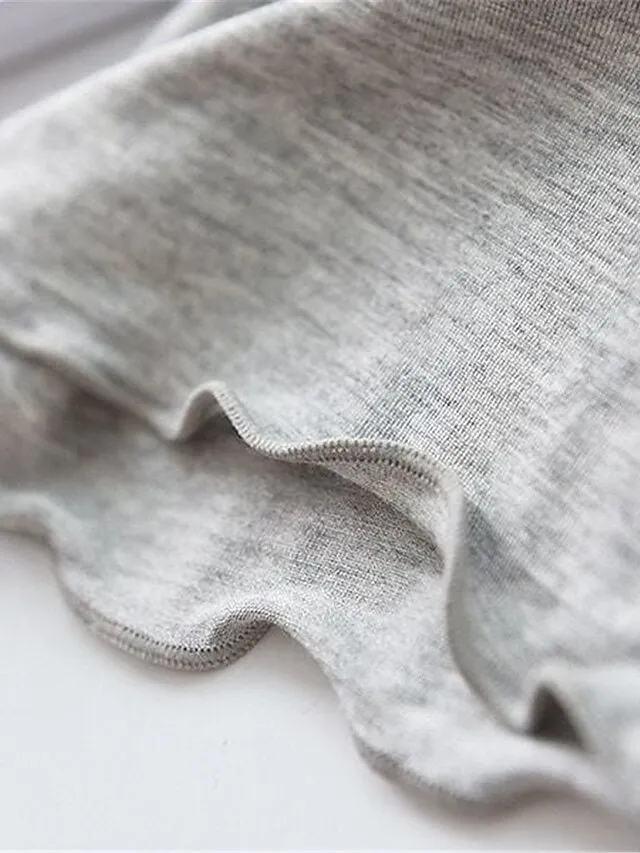 Women's 2 Piece Pajama Sets  with Chest Pad Long Sleeve Stripe Shirt and Pants Crew Neck Spring Autumn Pink Blue