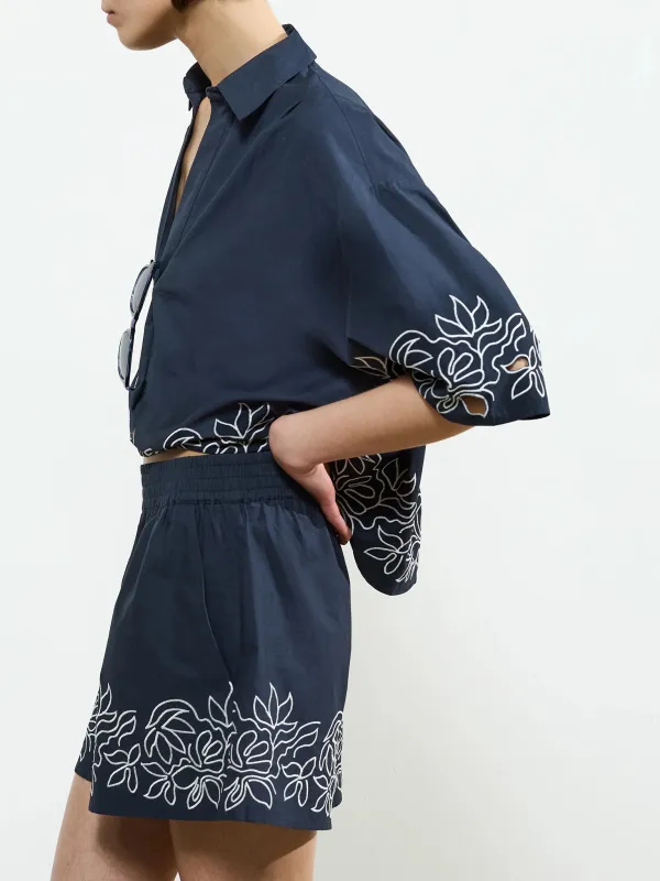 Casual Lazy Style High Waist Shorts