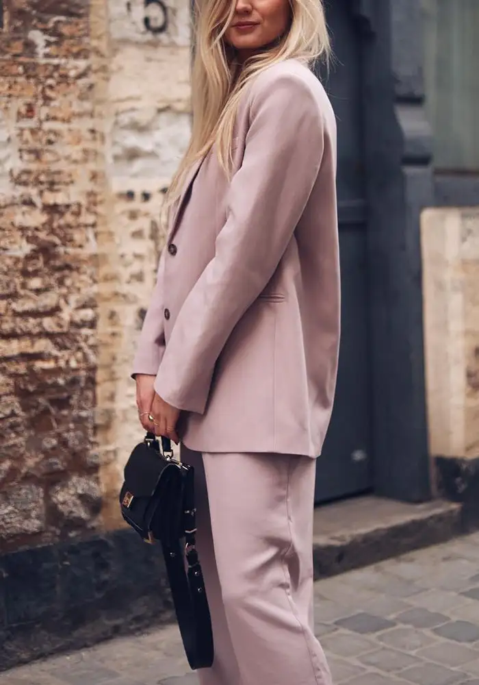 Royal Villa Pink Casual Blazer