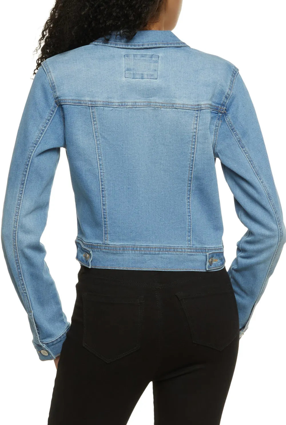 Short Fitting Denim Jacket