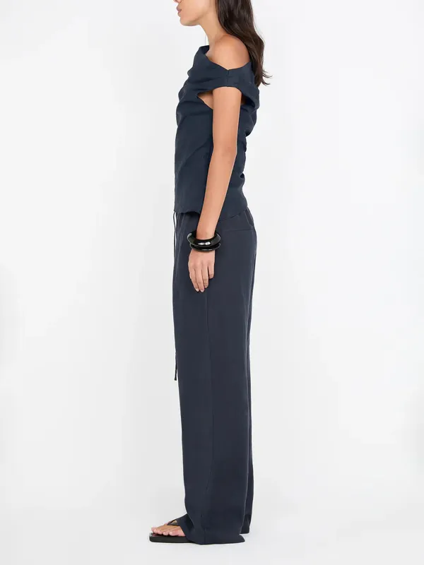 Casual Style Elasticated Waist Pant