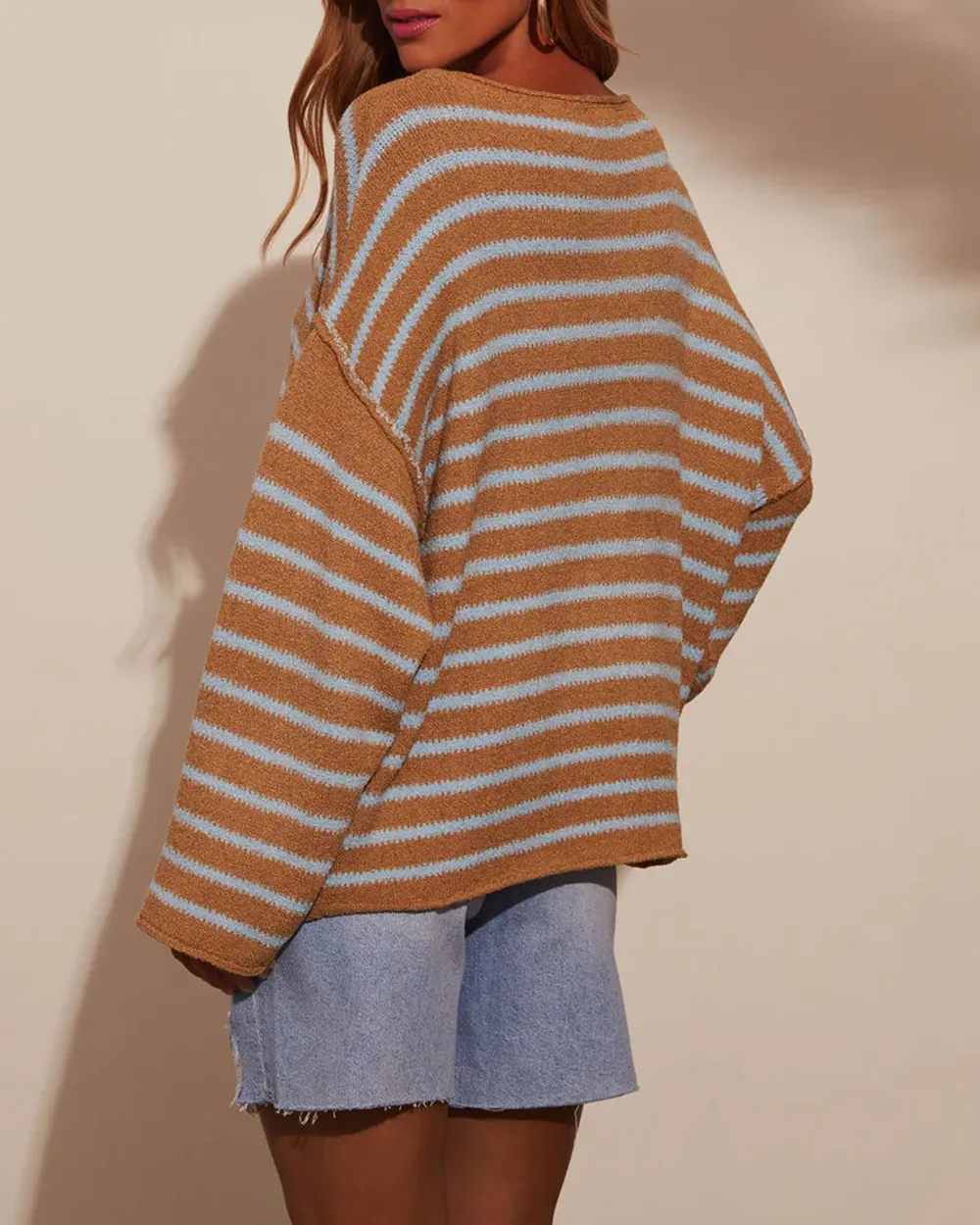 Striped Knit Sweater