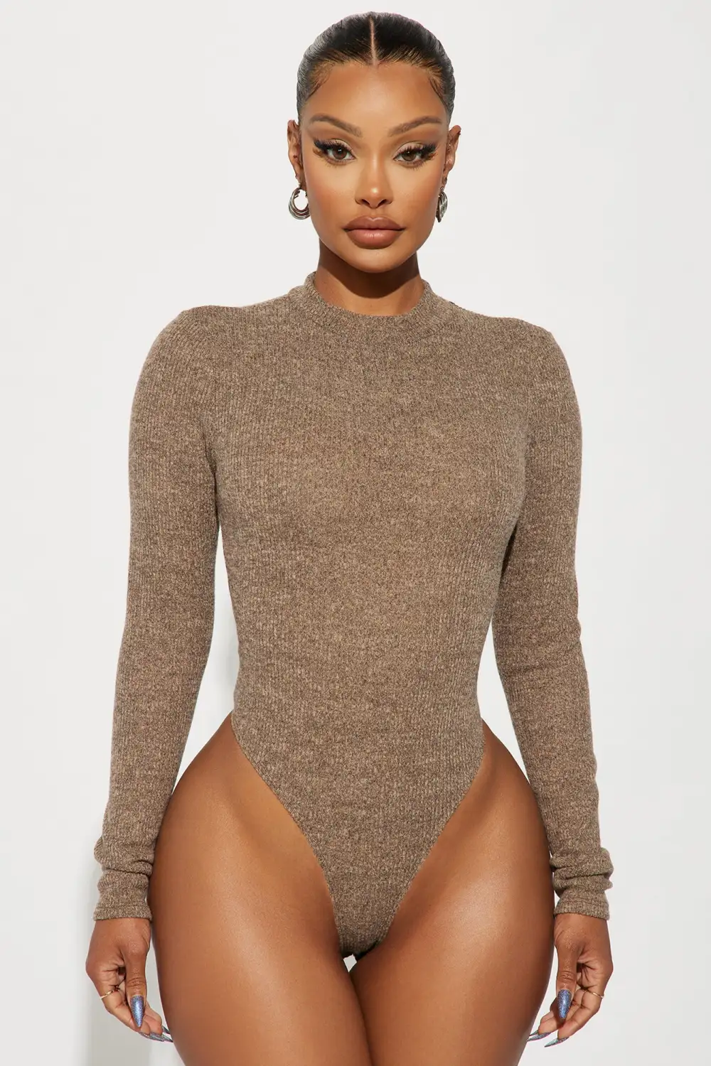 Warmest Occasion Bodysuit - Mocha