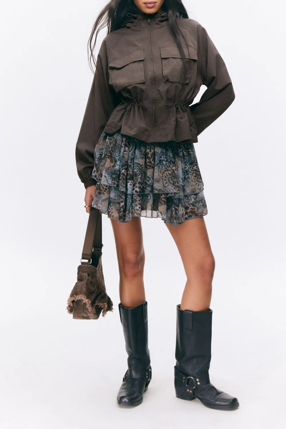 Zip Up Hooded Jacket