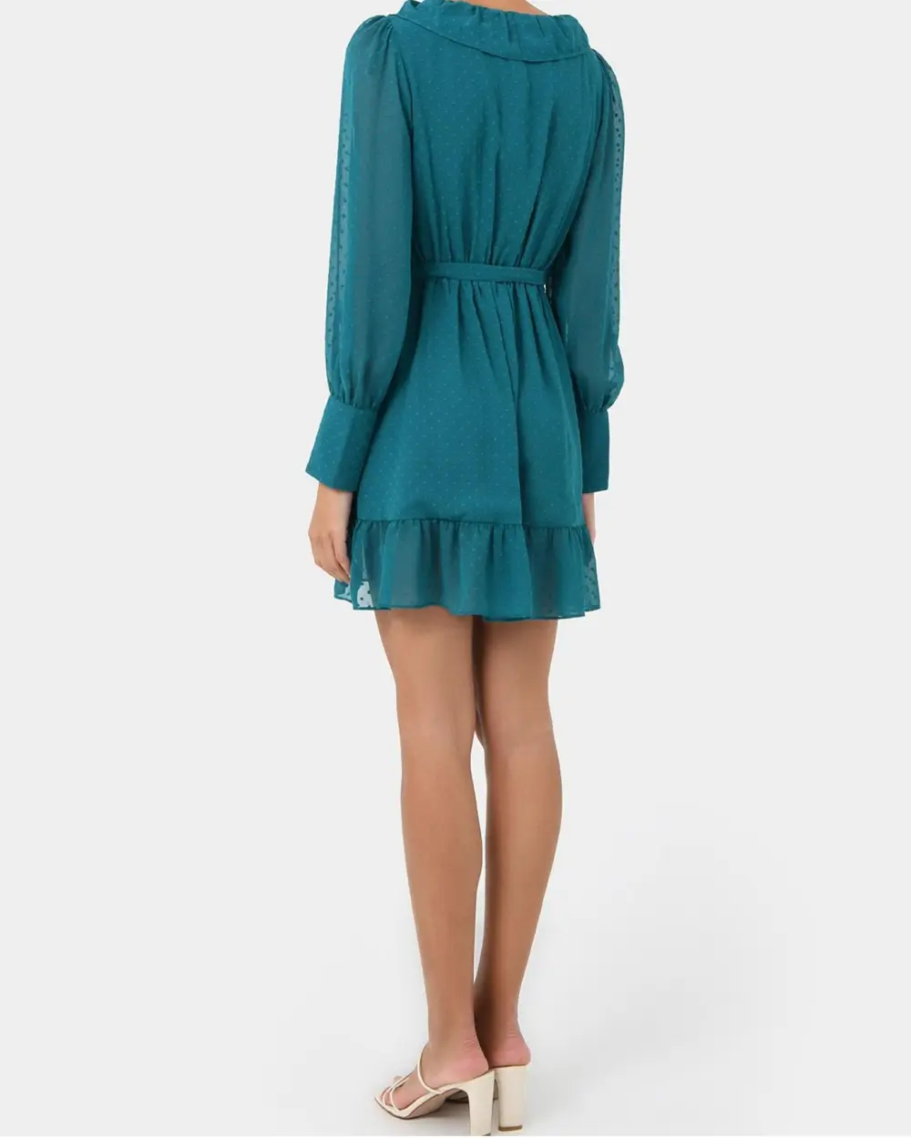 Savina Ruffle Mini Dress
