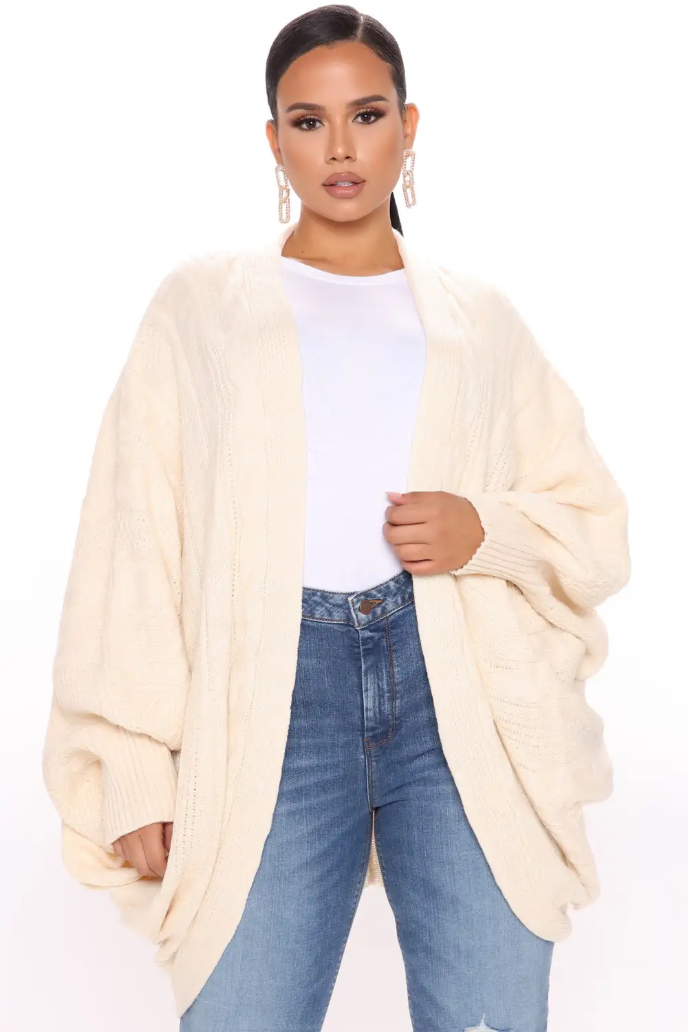 Give Me Cozy Feels Cardigan - Cream