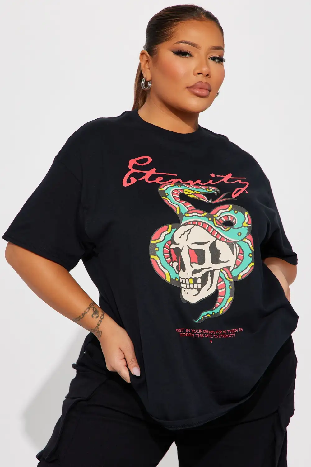 Gate To Eternity Graphic Tshirt - Black