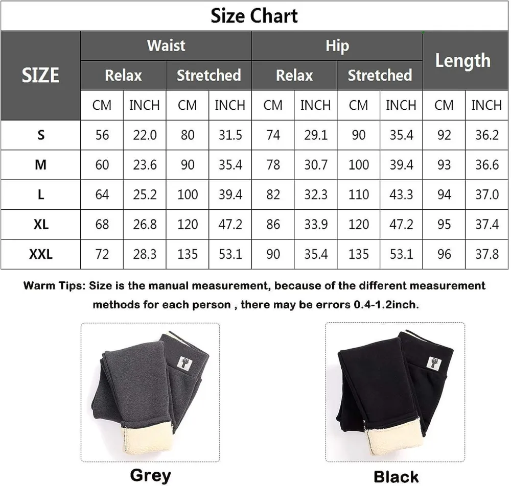Winter Sherpa Fleece Lined Leggings for Women,High Waist Stretchy Thick Cashmere Leggings Plush Warm Thermal Pants