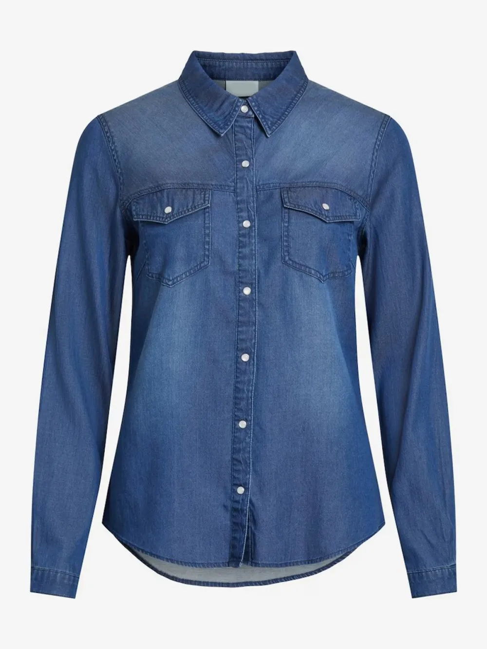 Kent Collar Long Sleeve Casual Style Blouses