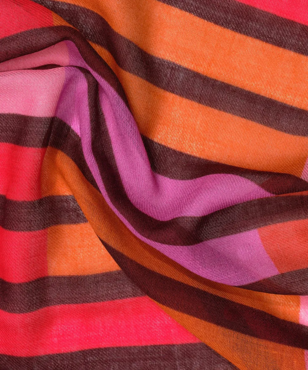 Casual Style Striking Stripe Design Wrap