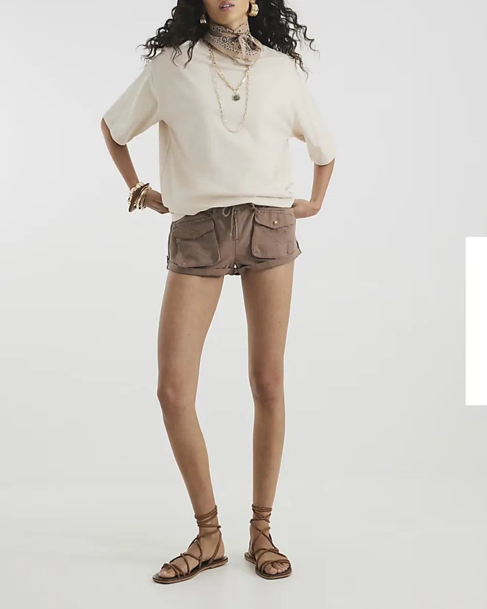 Solid Color Simple Pure Cotton Loose Short Sleeves T-Shirts