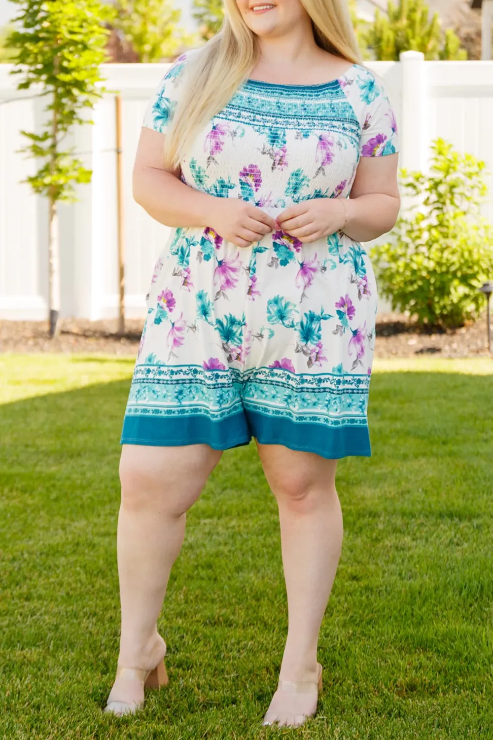 Blue Daily Slim Simple Temperament Jumpsuit