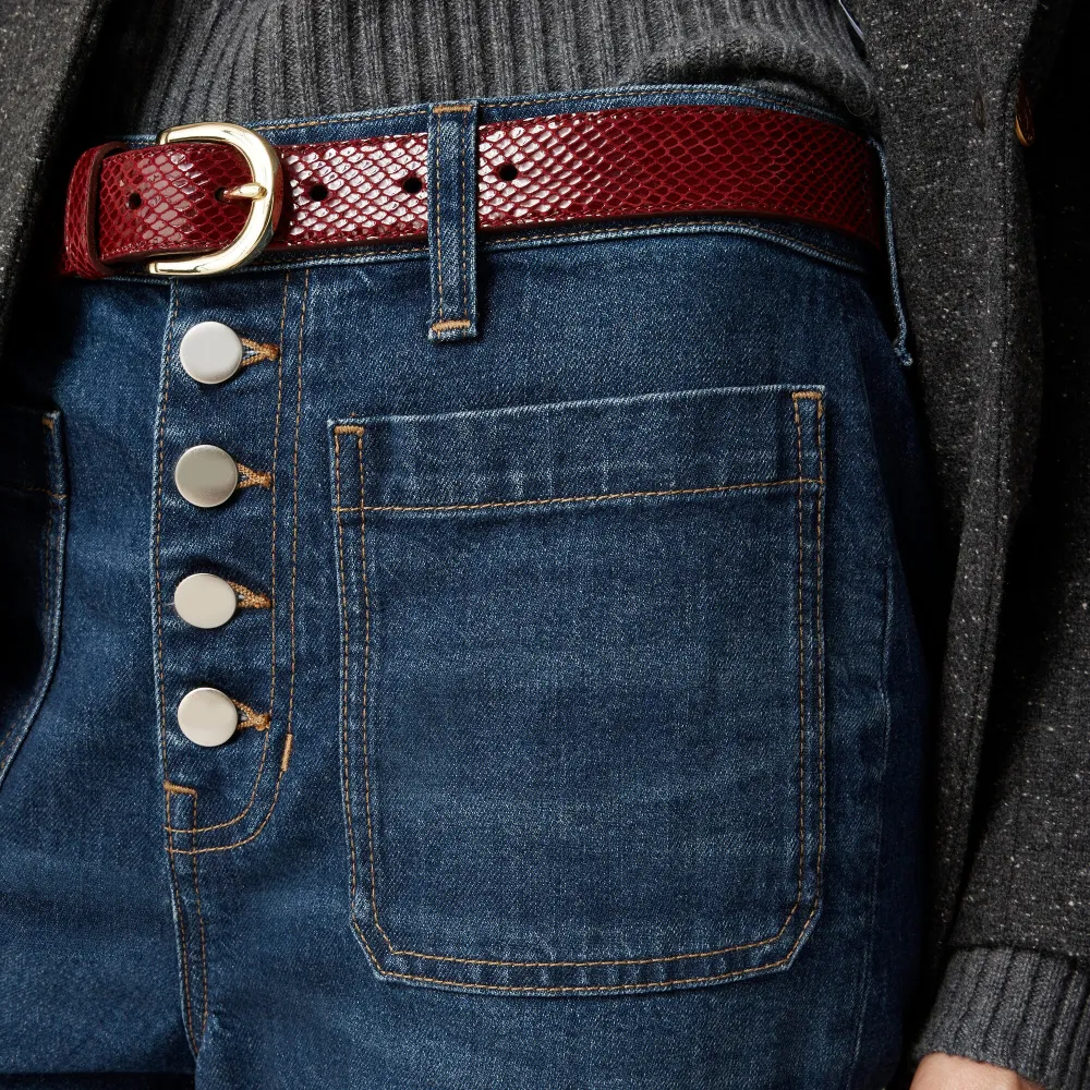 Button-Fly Trouser Semi-Stretch