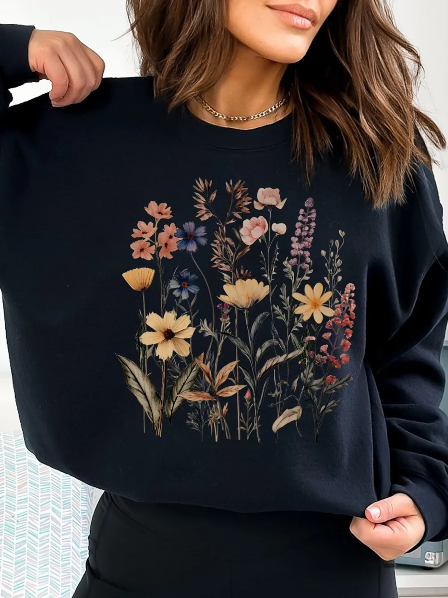 Vintage Wildflower Sweatshirt