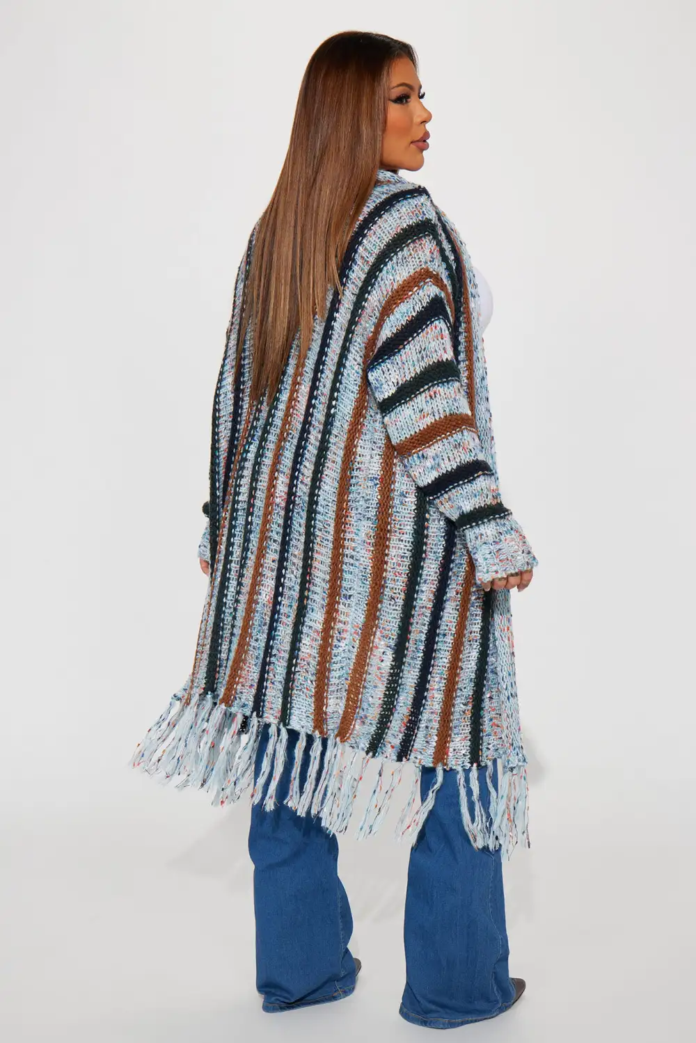 Ocean Breeze Cardigan Sweater - Multi Color
