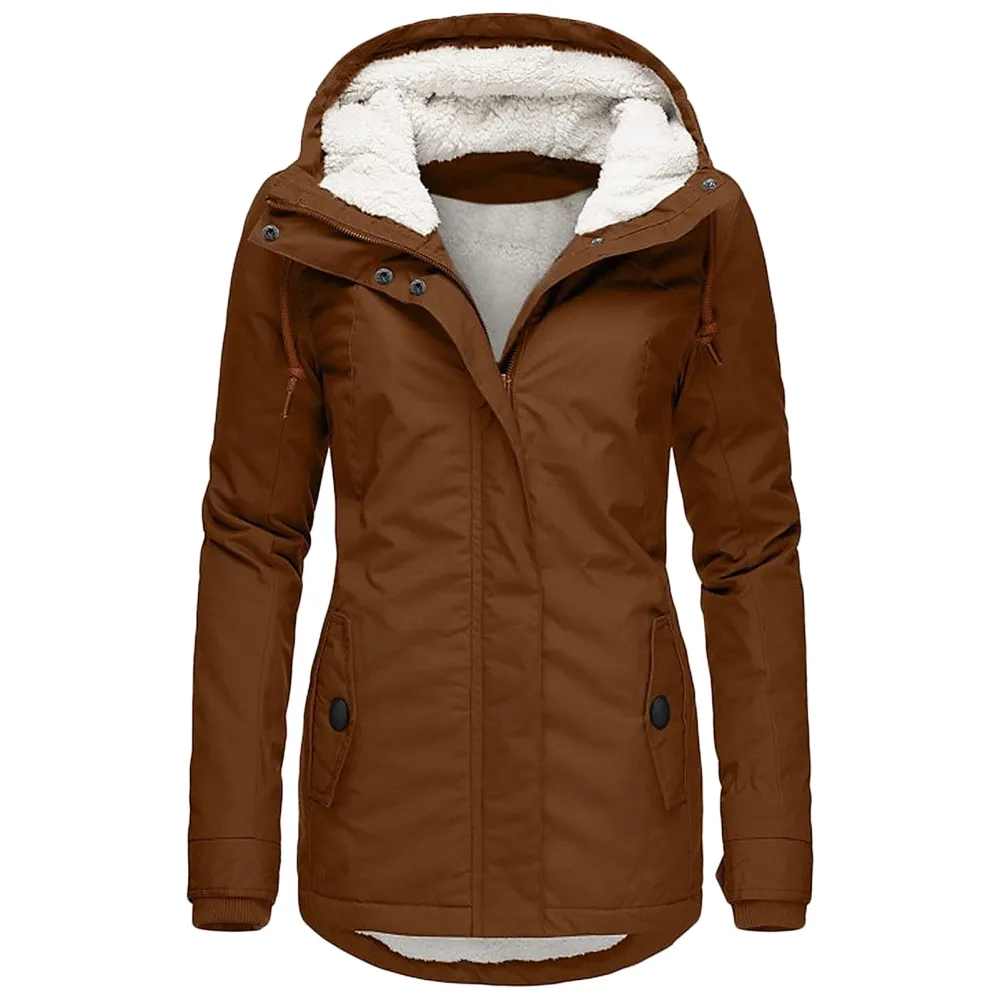 Women's winter coat with hood
