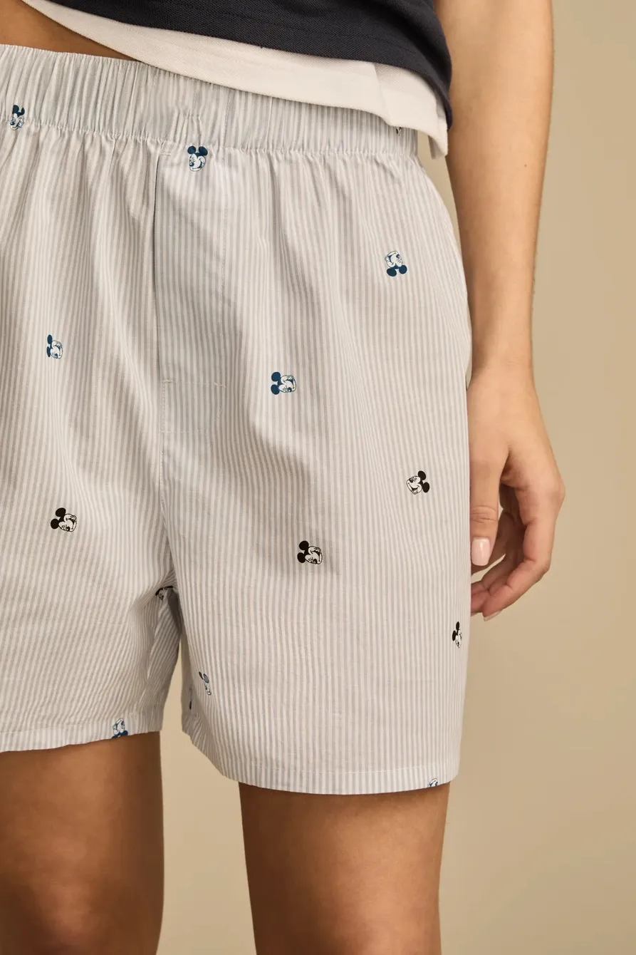 Kentucky Blue Mickey Friends Printed Short
