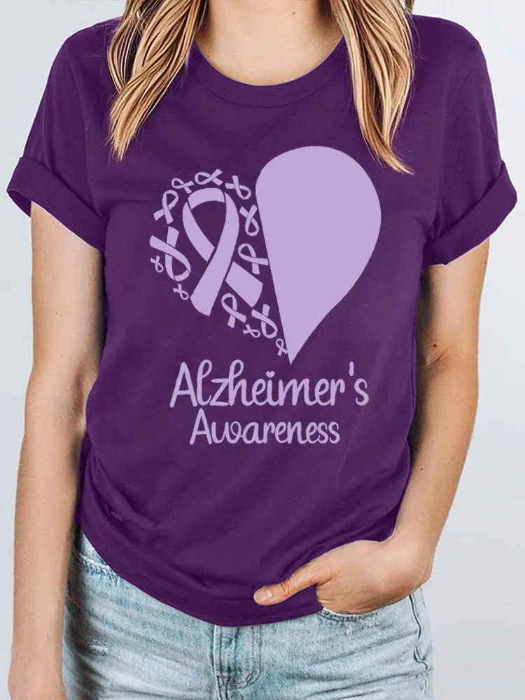 Women'S The Hear Alzheimer's T-Shirt
