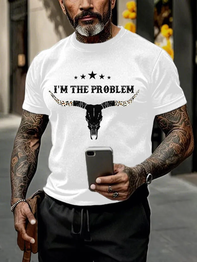 Men'S Shirt I'M The Problem T-Shirt