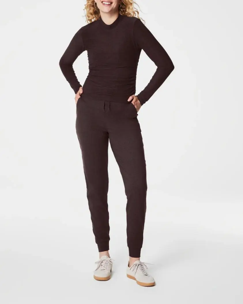 Long Sleeve Mockneck Top