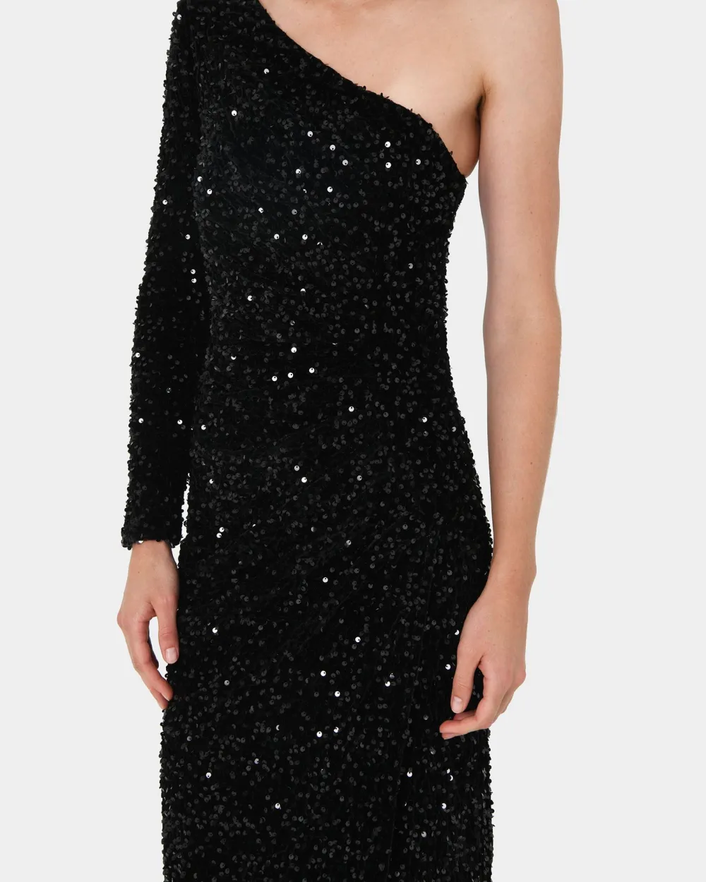 One Shoulder Sequin Dress