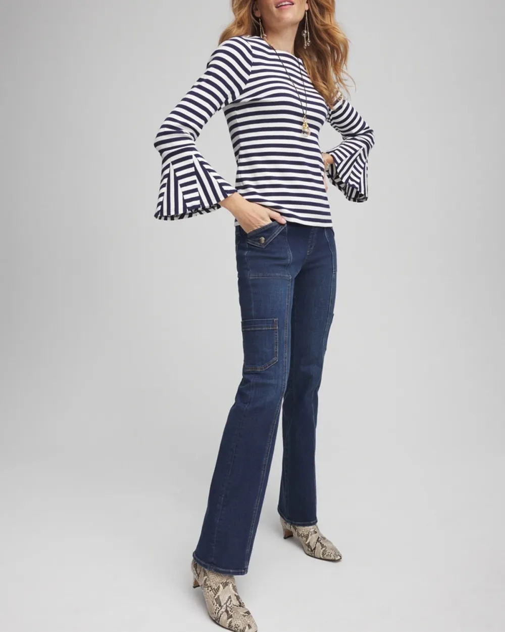 Multi Pocket Cargo Jeans