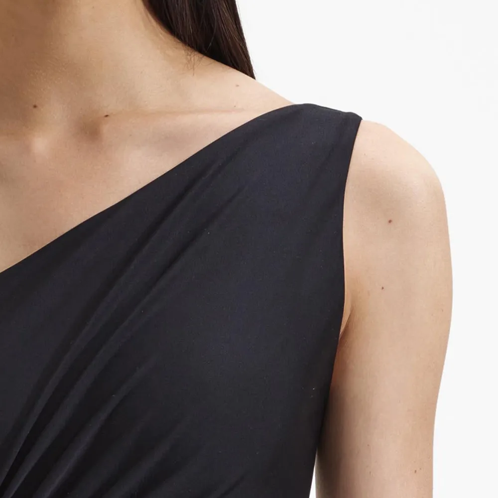 Black Asymmetric Swimsuit