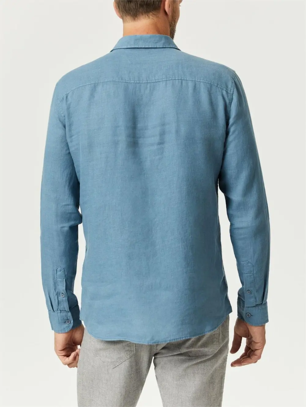 Light Blue Denim - Style Men's Shirt