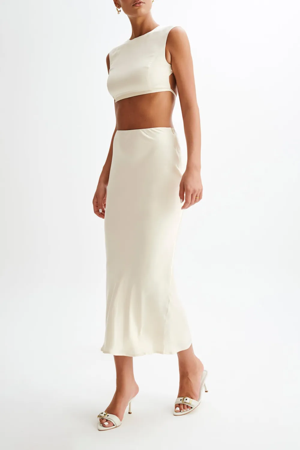 Satin Maxi Skirt