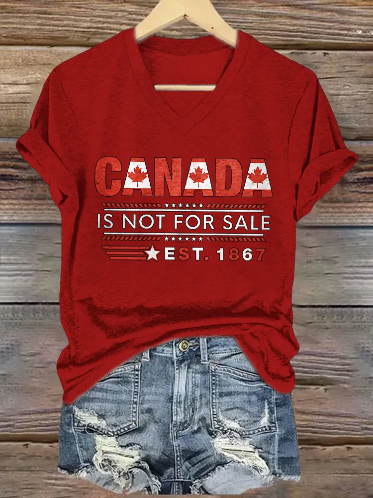 Women'S Canada Is Not For Sale T-Shirt