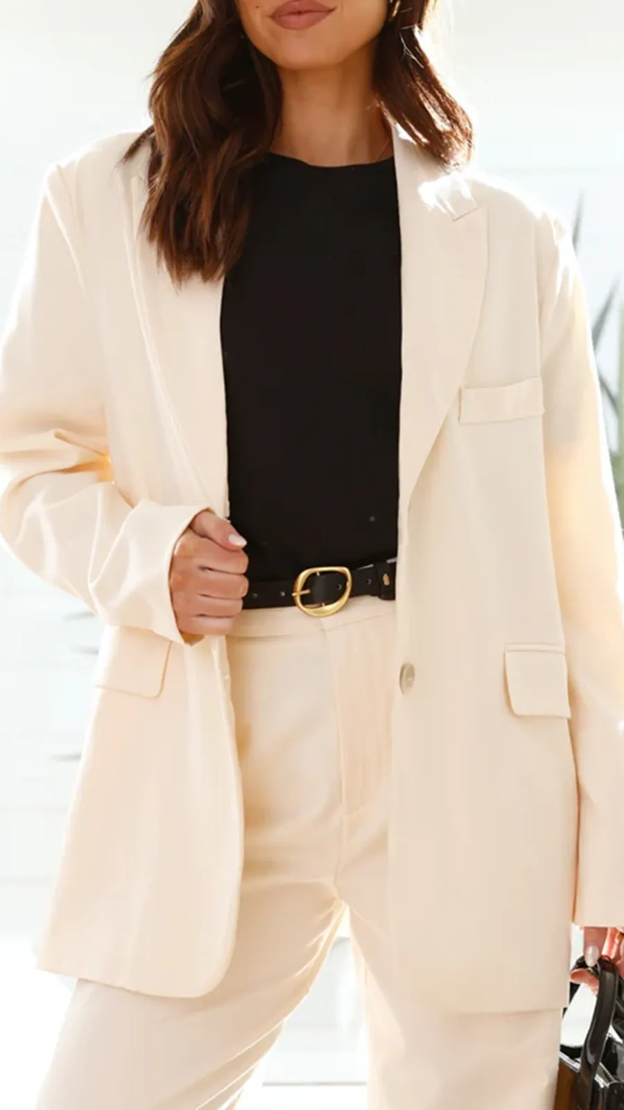 Comfortable Simple Suit Jacket