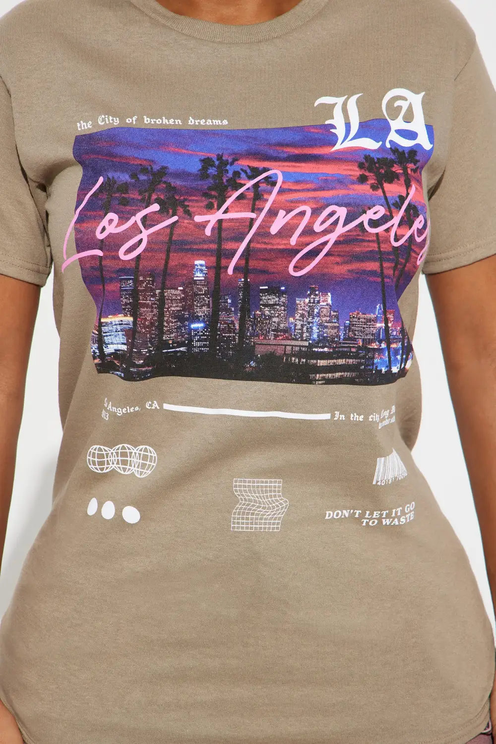 West Side Views Short Sleeve Tee - Sand
