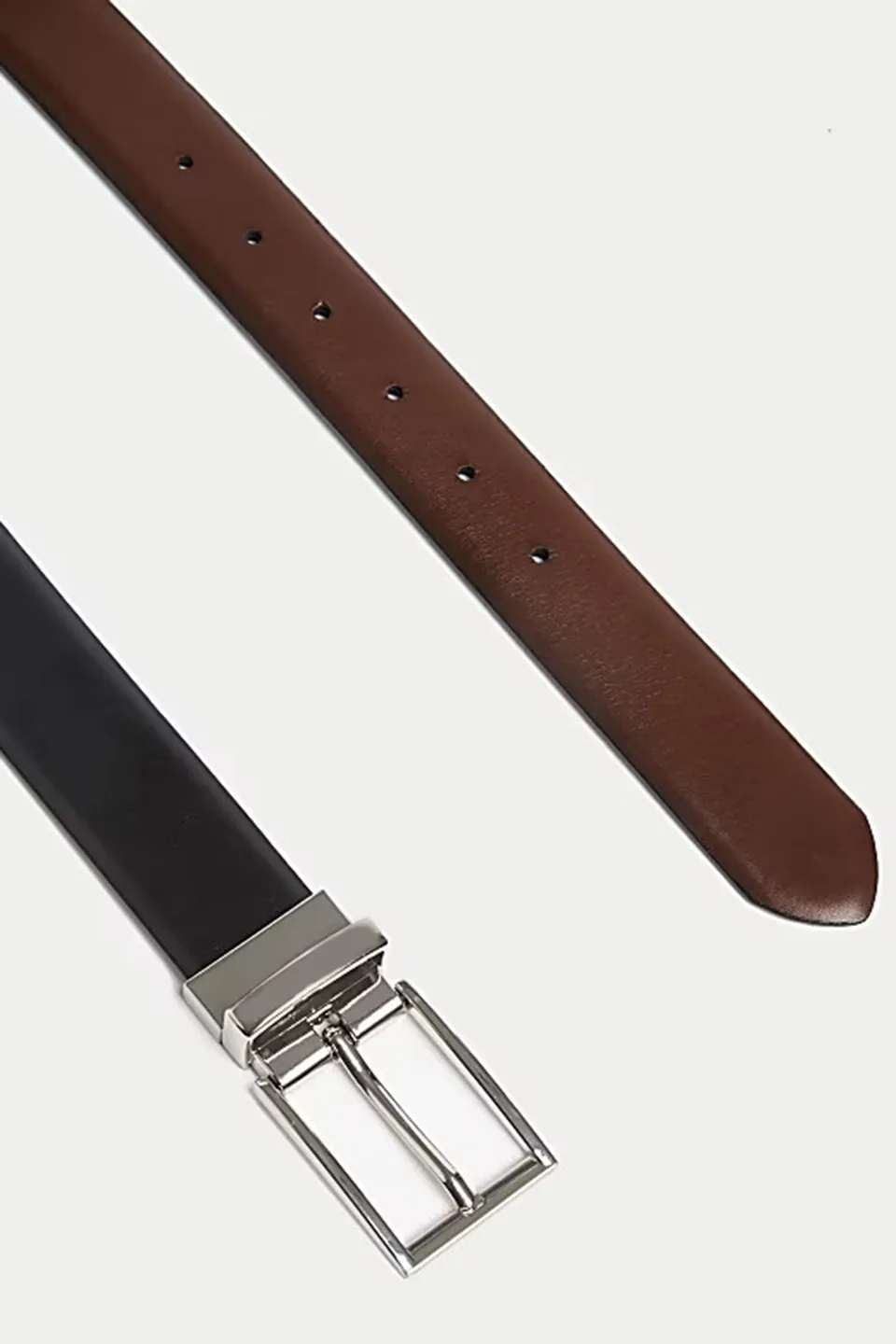 Reversible Adjustable Leather Belt
