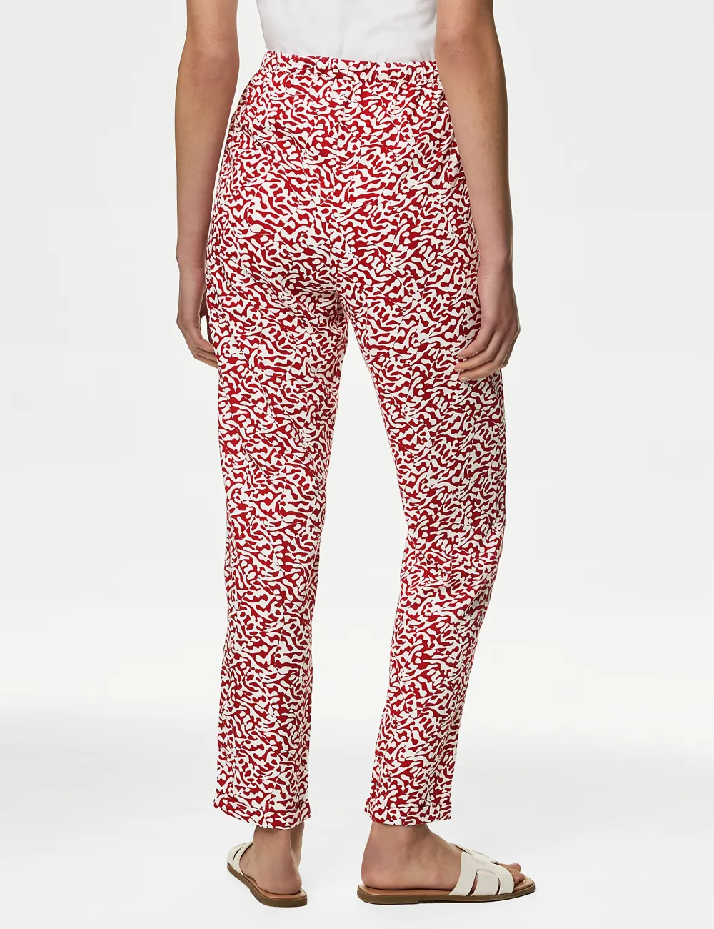 Womens Casual Tapered Trousers