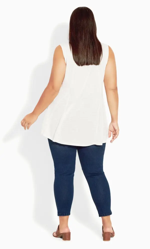 Evans Blue Dark Wash Skinny Jeans