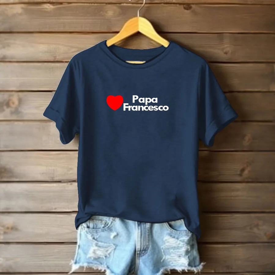 Women's Print Short Sleeve Round Neck Cotton T-Shirt