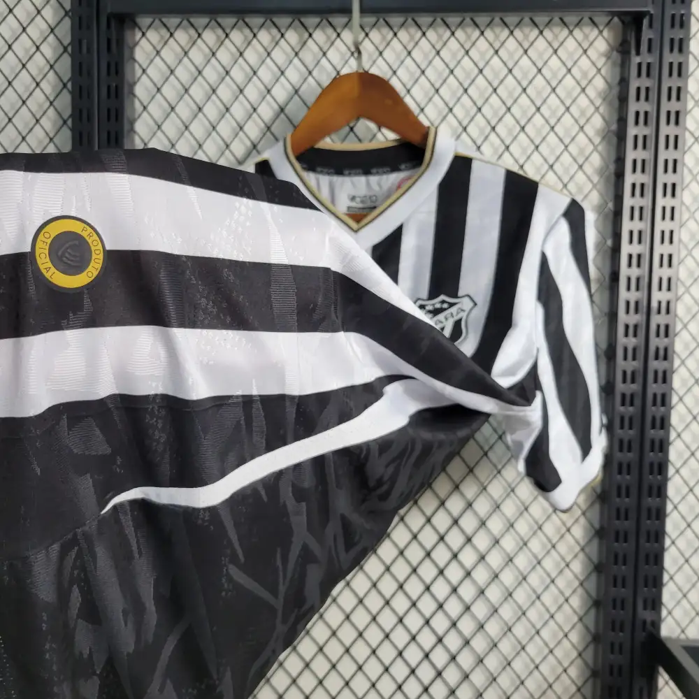 Camisa Ceará Home 23/24 - Preta e Branca