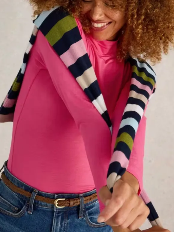 Slight Stretch Turtle Neck T-Shirt