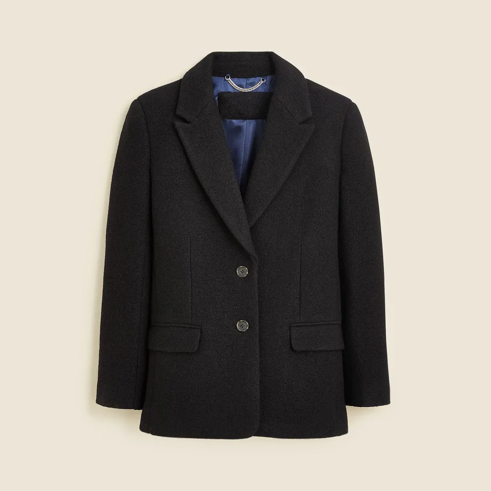 Oversized Blazer Jackets in Boiled Wool