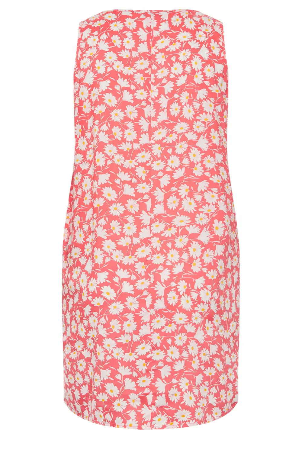 YOURS Curve Light Pink Daisy Print Pocket Smock Dress