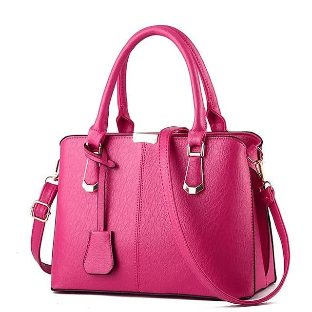 Women's Messenger Bag Sling Shoulder Bag Crossbody Bag PU Leather Daily Date Office & Career Solid Color Violets Black White