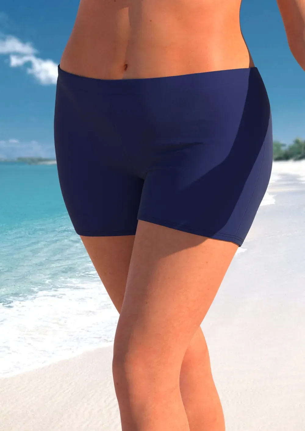 Navy Plus Size Tie Dye Print Tankini Set