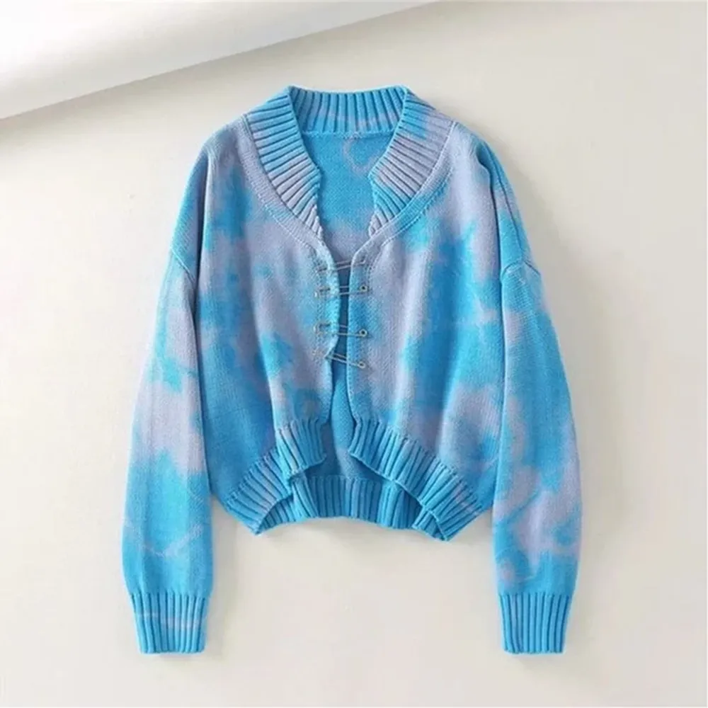 Safety Pin Knitted Cardigan