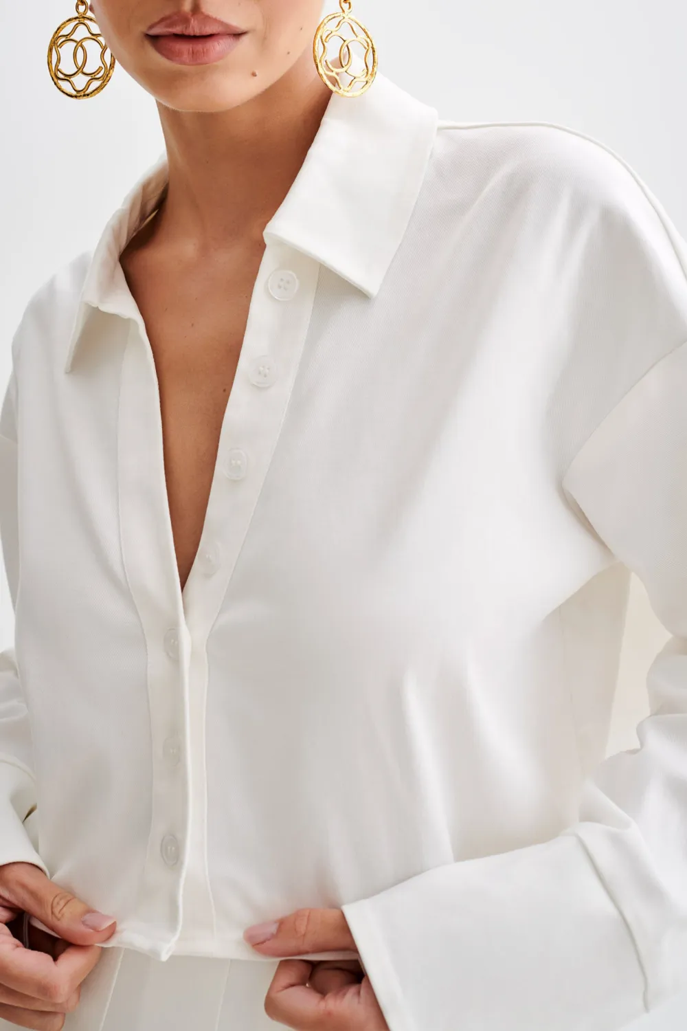 Cotton Button Up Shirt